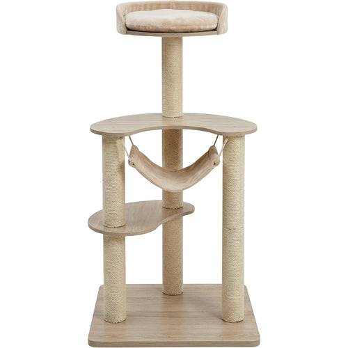 Pexma Curved Hammock Cat Tree Ash Beige 120 cm - Product view